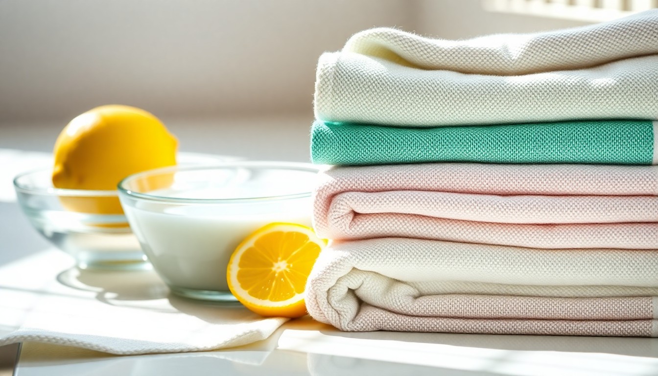 Cách giặt khăn bếp không bị hôi dầu giúp bếp luôn sạch sẽ thơm mát