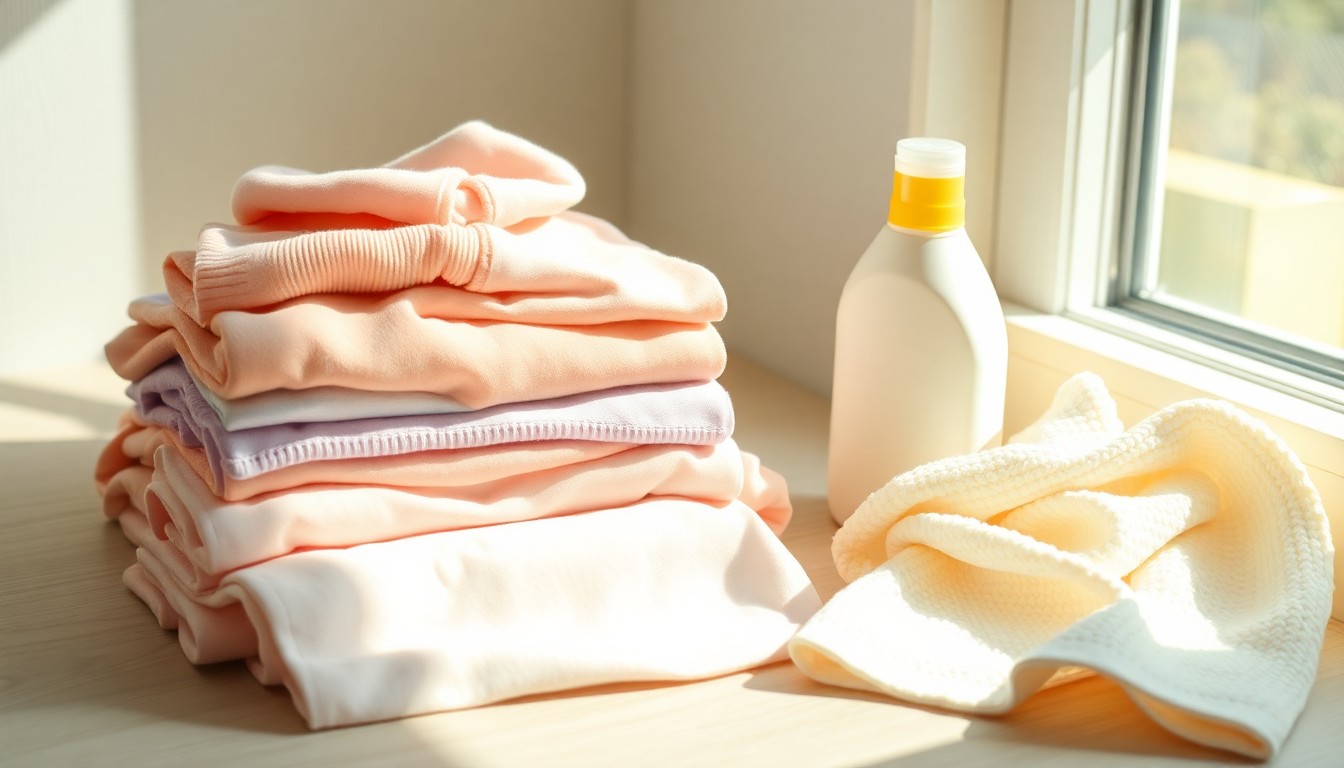 Cách giặt đồ sơ sinh mới mua về giúp quần áo mềm mại sạch khuẩn bảo vệ bé yêu Cách giặt đồ sơ sinh mới mua về giúp quần áo mềm mại sạch khuẩn bảo vệ bé yêu