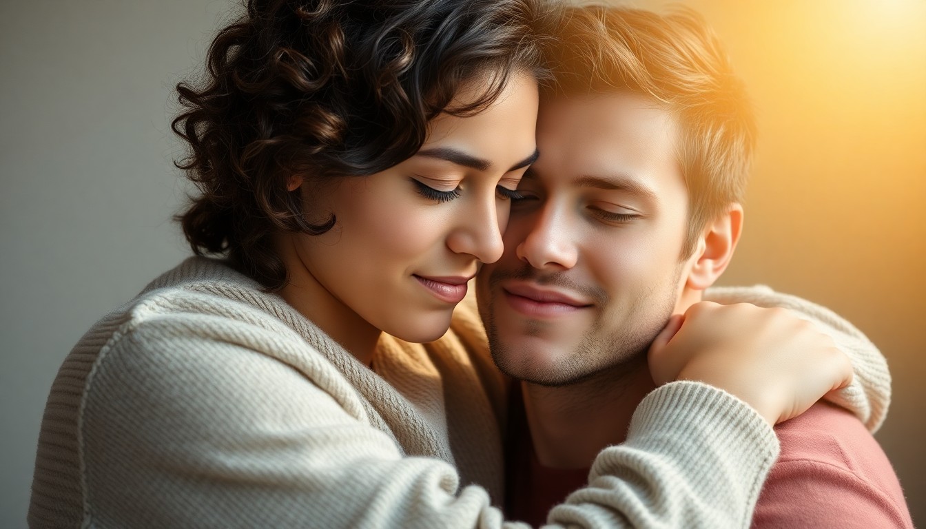 Con gái khi yêu thích ôm và hôn vì cảm giác an toàn, gắn kết và chữa lành