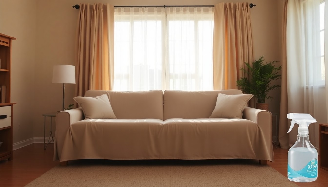Cách khử mùi ẩm mốc trên rèm cửa và vải bọc sofa hiệu quả bất ngờ
