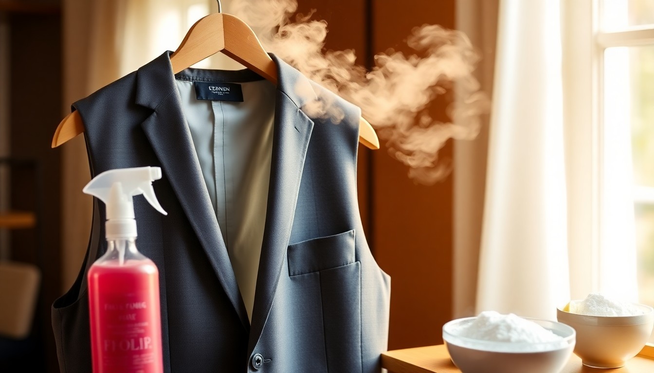 Cách khử mùi áo vest không cần đem ra tiệm giặt ủi cực hiệu quả và tiết kiệm