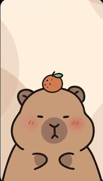 Avatar capybara chibi siêu dễ thương.