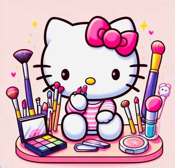 Avatar Kitty cute ánh mắt ngây thơ đáng yêu.