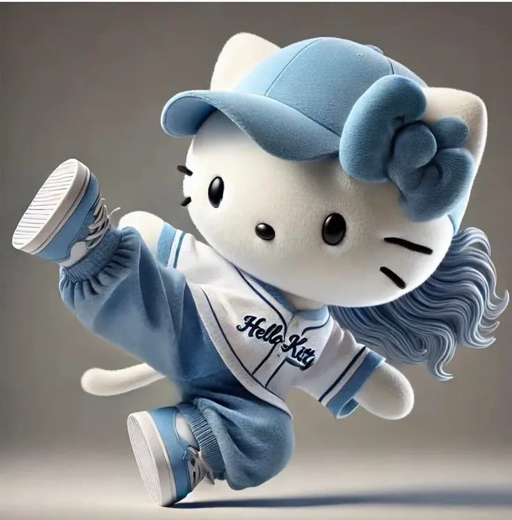 Avatar Hello Kitty đáng yêu với cái nơ đỏ.