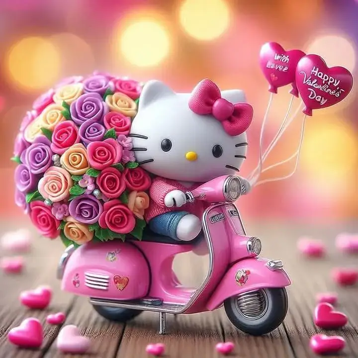 Avatar Hello Kitty thanh thoát gương mặt kiều diễm.