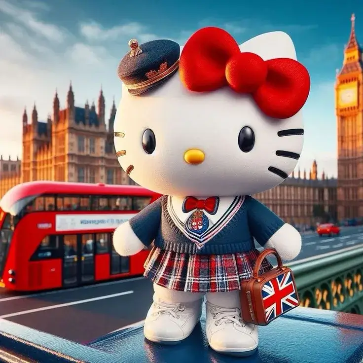 Ảnh Chibi mèo Hello Kitty đáng yêu