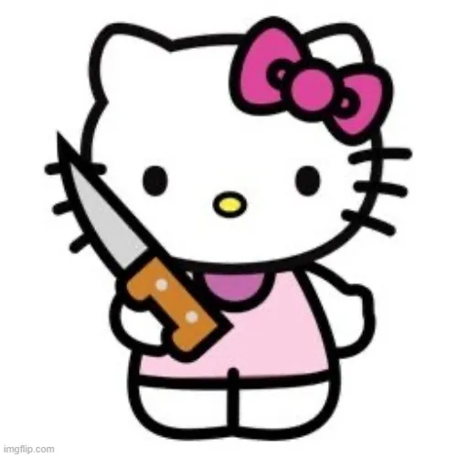 Avatar Hello Kitty bối rối đôi mắt ngây dại.
