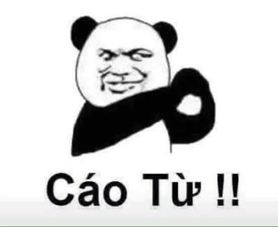 Meme gấu trúc Weibo cáo từ