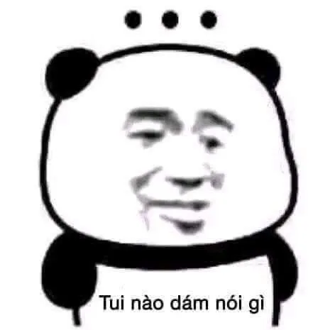 Meme gấu trúc Trung Quốc troll: Tui nào dám nói gì