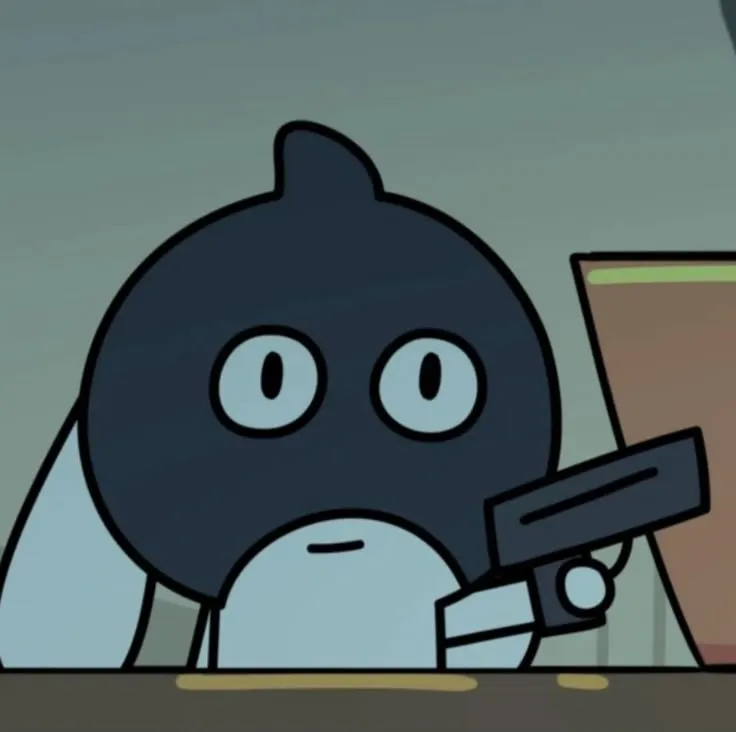 Avatar nam vô tri phong cách anime cute dễ thương.