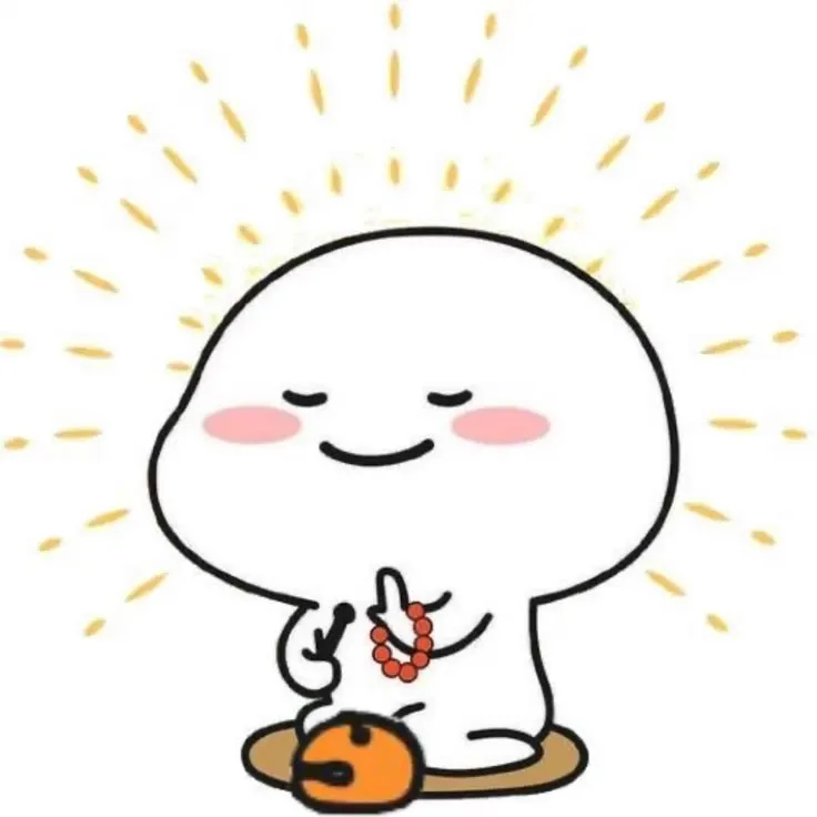 Avatar nam vô tri cute, nét mặt ngây dại đáng yêu.