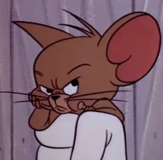 Chuột Jerry biểu cảm bất lực