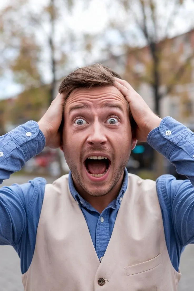 Meme giật mình ôm đầu cực buồn cười