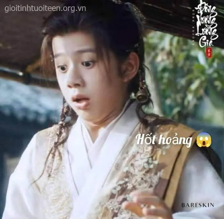 Hình chế bất ngờ gương mặt méo mó hài