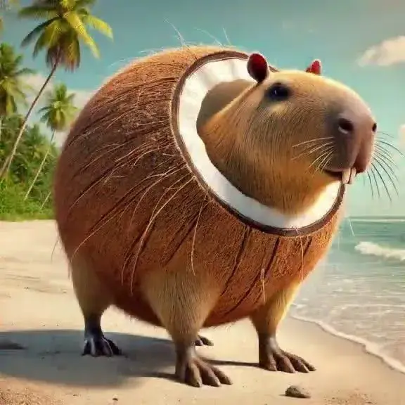 Meme capybara biểu cảm không cảm xúc.