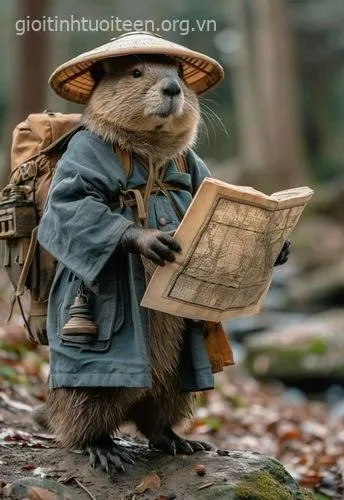 Ảnh chế capybara gương mặt mơ hồ.