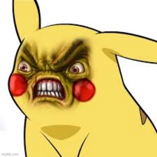 Meme Pikachu cà khịa trong group chat