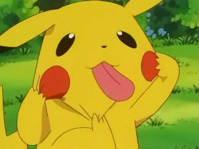 Pikachu lêu lêu bá đạo với nụ cười gian manh