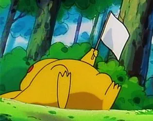 Pikachu đầu hàng hài hước