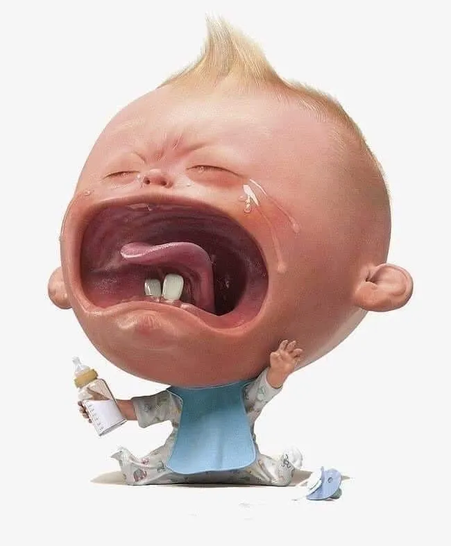 Bé trai ôm mặt khóc, ngồi co ro lặng lẽ.