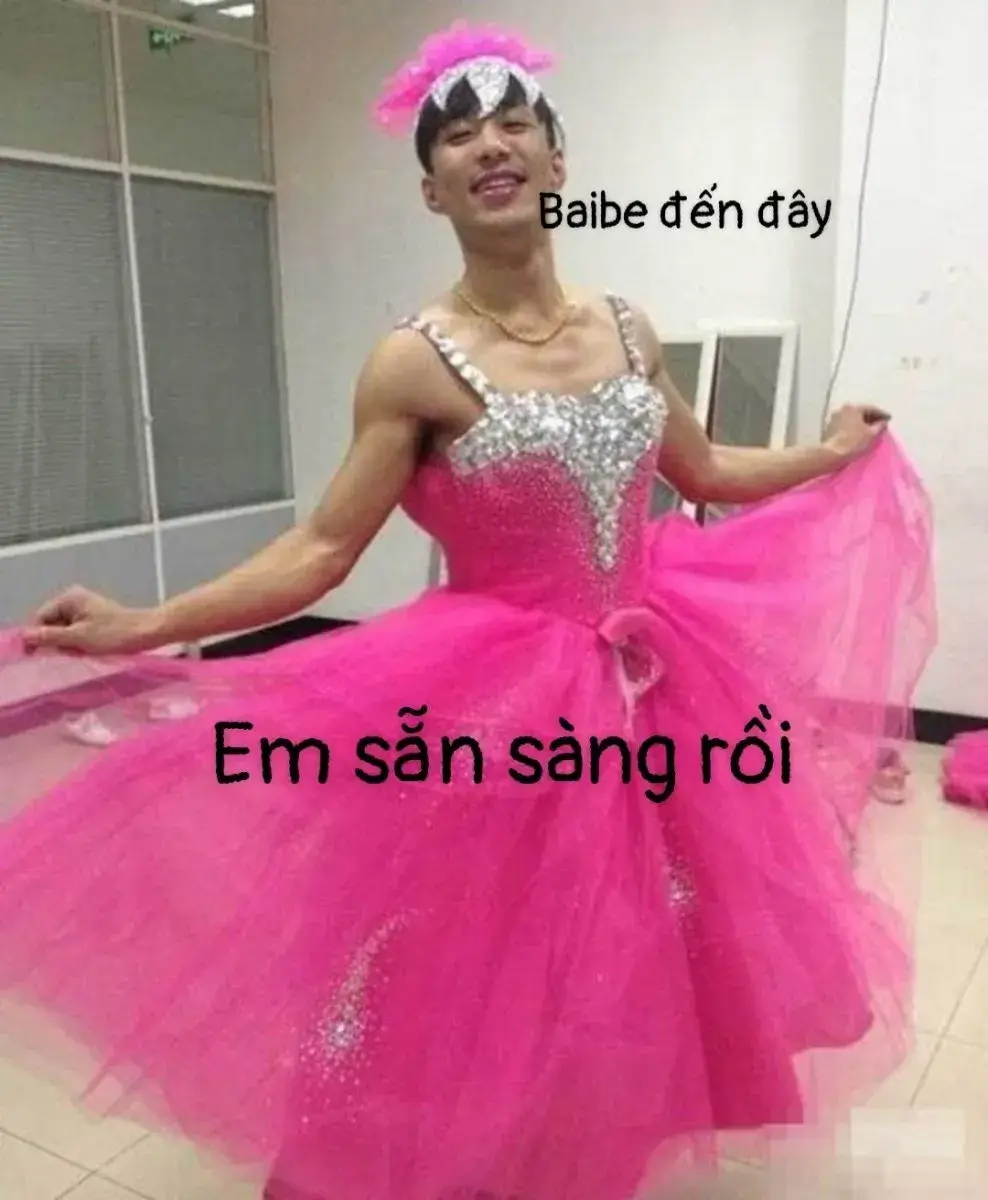 Hình meme ánh mắt ngọt ngào, nụ cười duyên dáng tinh nghịch