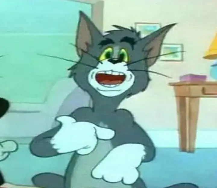 Meme mèo Thomas chỉ tay vào mình