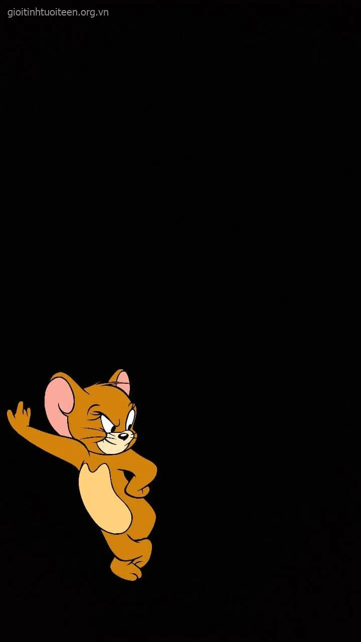 Meme Jerry hồn nhiên ngáp dài khi vừa tỉnh.