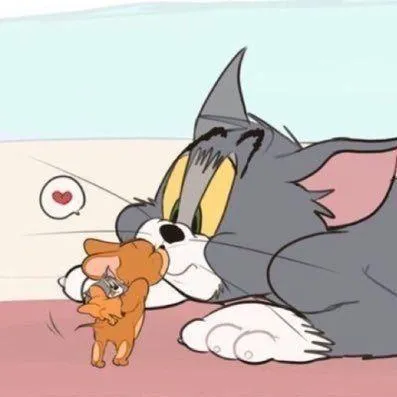 Hình Tom cười gian xảo khi nghĩ ra trò mới.