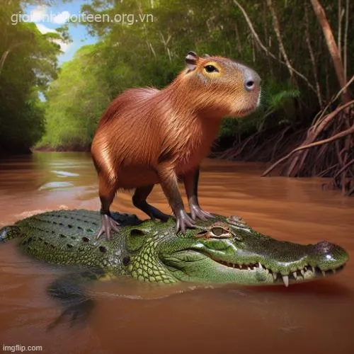 Avatar capybara mang vẻ hài hước tạo niềm vui.