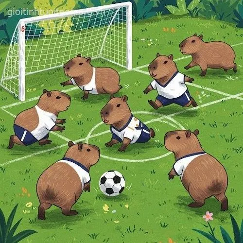 Ảnh đại diện capybara gương mặt tinh nghịch.