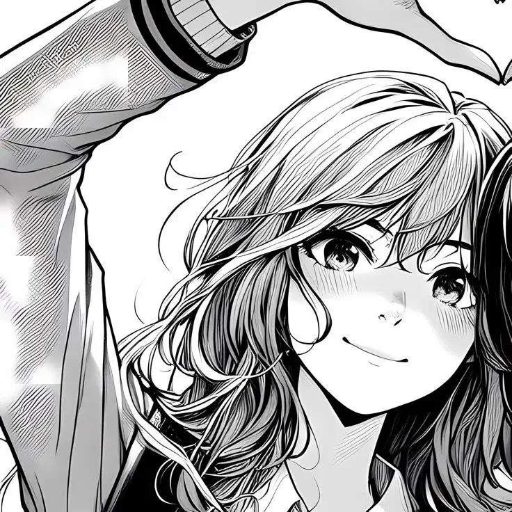 Avatar đôi bạn thân nữ phong cách chibi cute dễ thương.