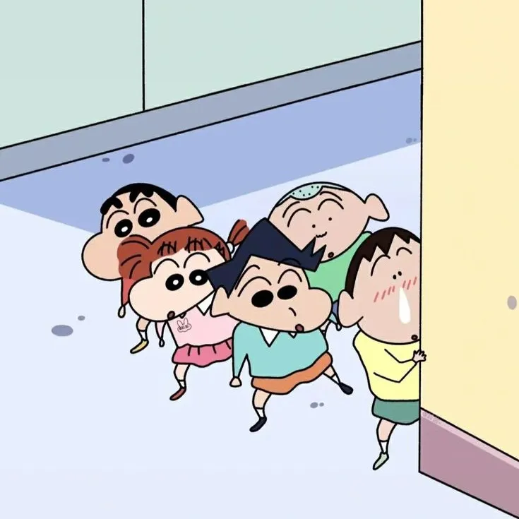 Bộ ảnh 5 người dễ thương phong cách Shin