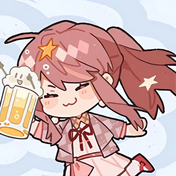 Avatar đôi cụng bia vô tri ngơ ngác cho couple