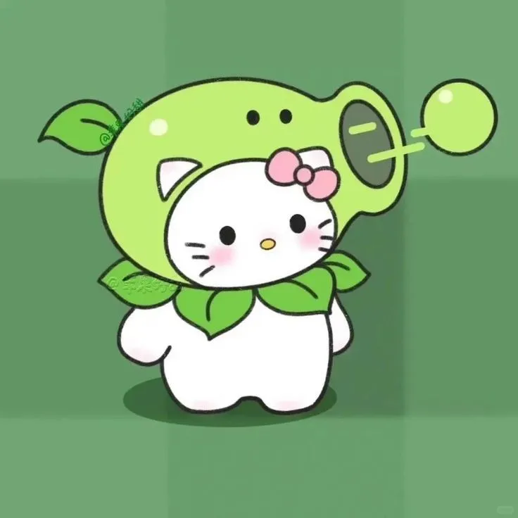 Ảnh đại diện đôi phong cách Plant vs Zombie