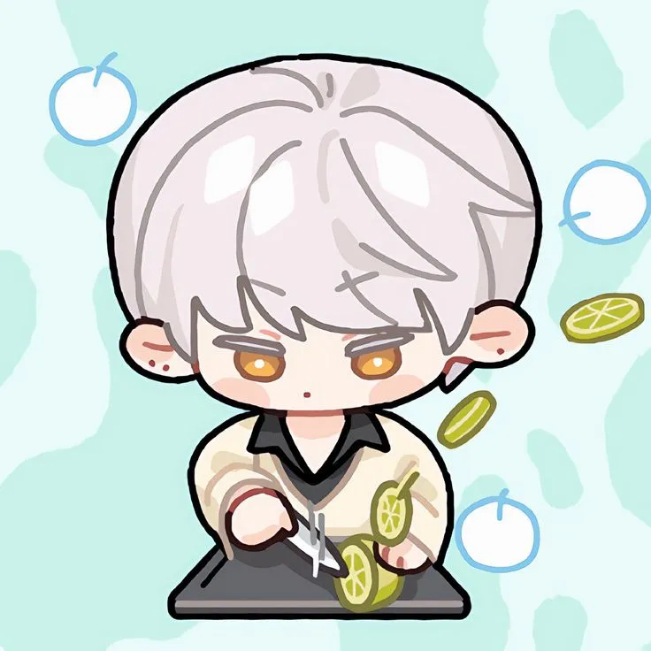 Ảnh đại diện đôi mặt trống rỗng dễ thương