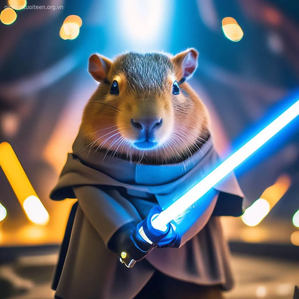 Capybara hóa thân Drax cơ bắp.