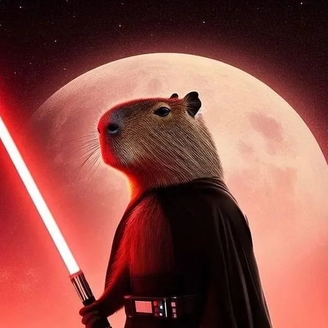 Avatar capybara cosplay chiến tranh các vì sao siêu mạnh.