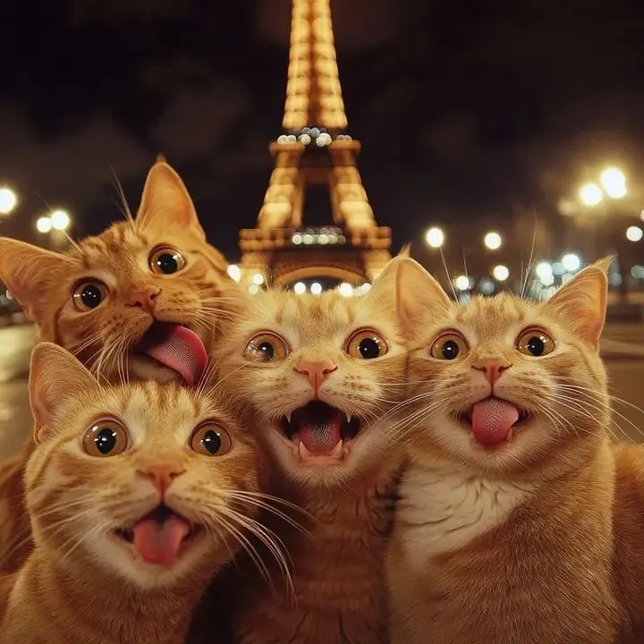 Ảnh đại diện dàn 4 người dễ thương, phù hợp avatar bạn bè.