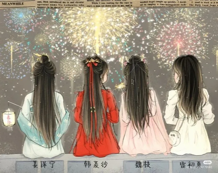 Bộ avatar 4 người vô tri, nét mặt đơ đầy hài hước.