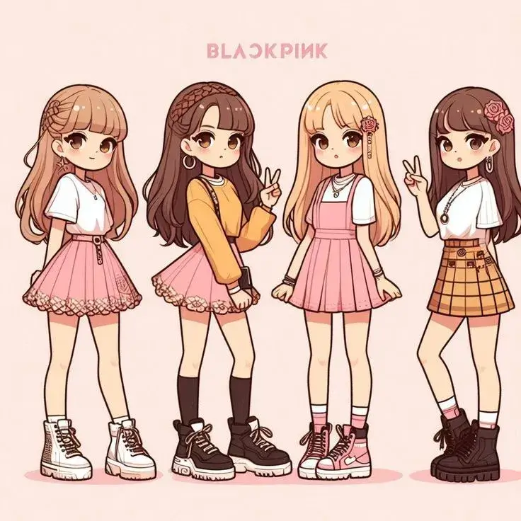 Hình đại diện đội hình 4 người bựa, cực kỳ độc lạ.