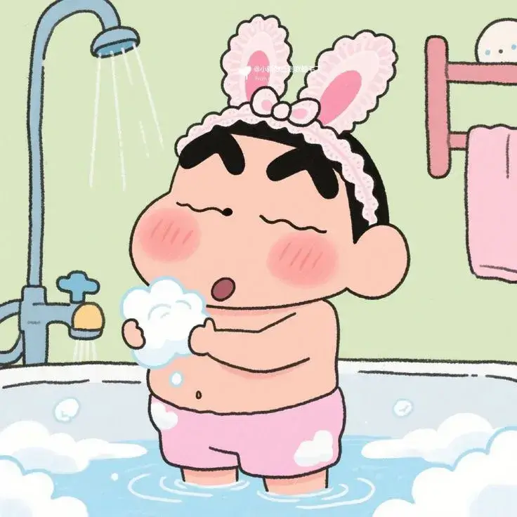 Ảnh đại diện Shin vô tri nét vẽ anime vui nhộn.