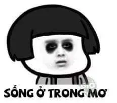 Ánh mắt trống rỗng bao quanh bởi quầng thâm đen