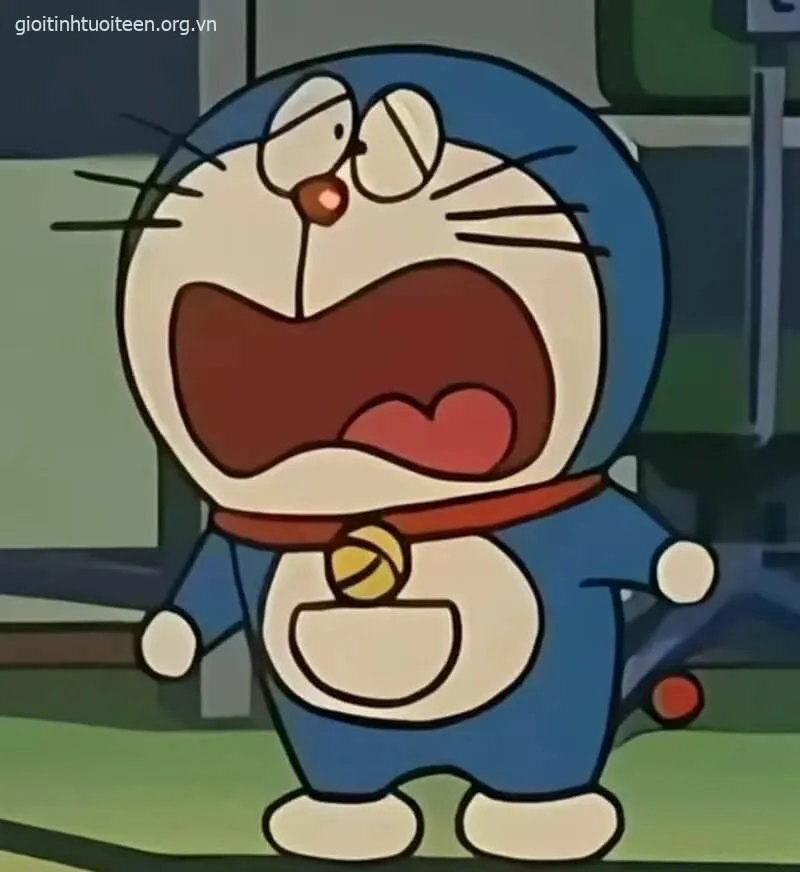 Biểu cảm vừa ngạc nhiên vừa ngớ ngẩn.