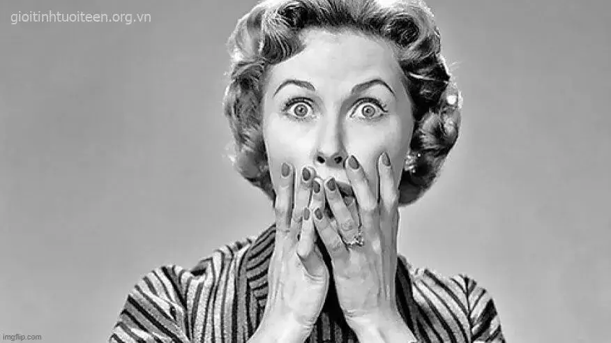 Gương mặt bất ngờ đến mức trông như hoạt hình.