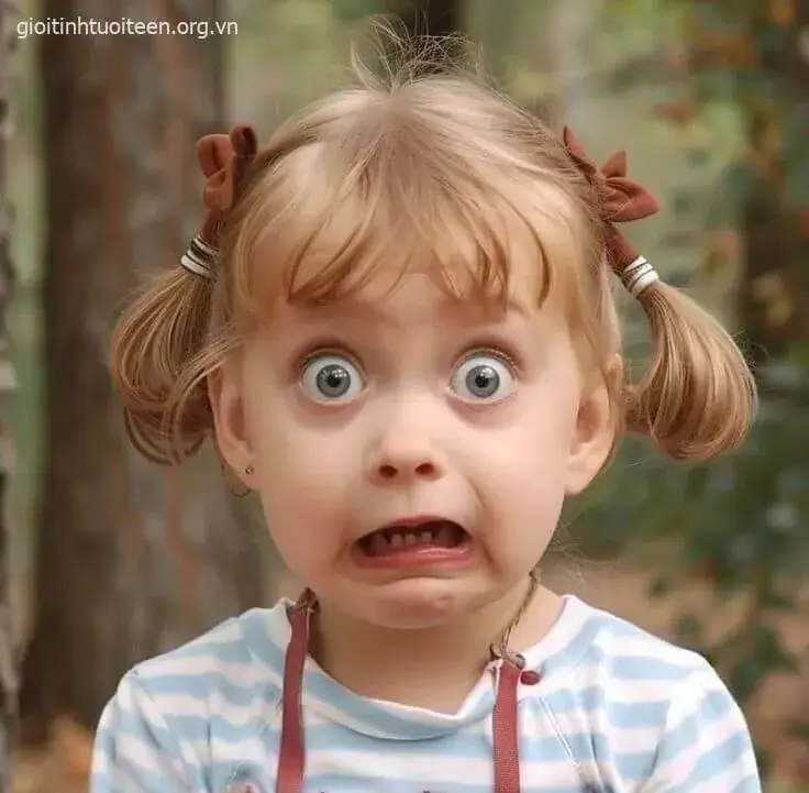 Meme hài phản ánh phút giây ngỡ ngàng ngơ ngác.