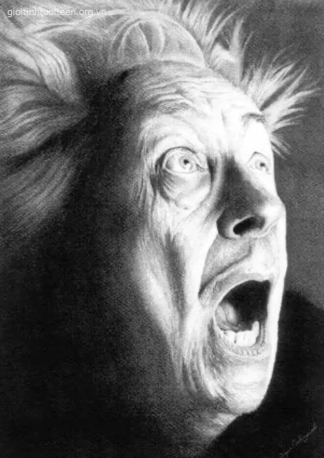 Biểu cảm kiểu “không thể tin nổi chuyện vừa xảy ra”.