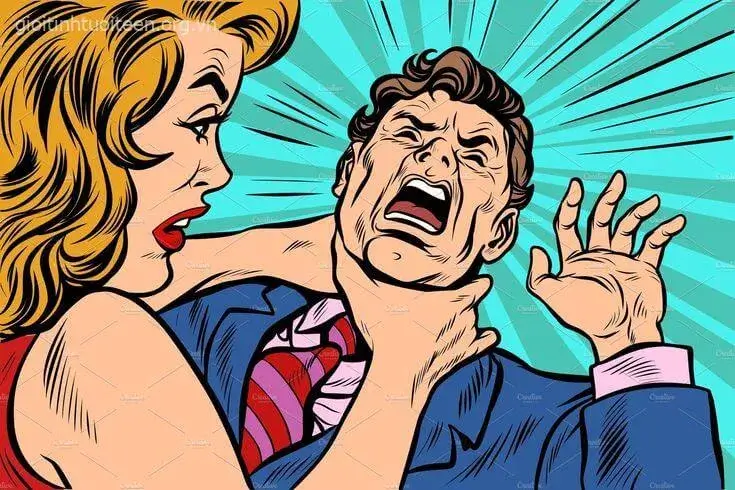 Ảnh chế bóp cổ vui nhộn khiến ai cũng cười.