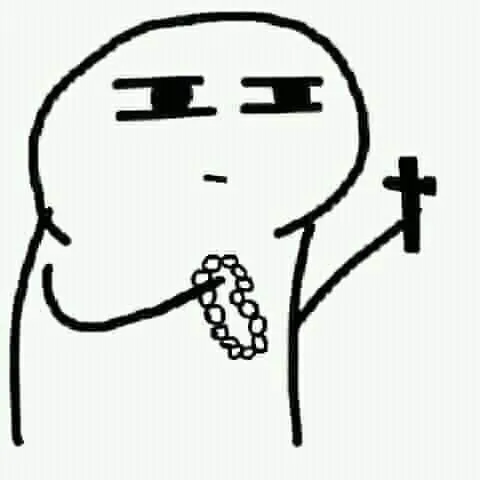 Ảnh meme người que cầm thánh giá troll bạn bè