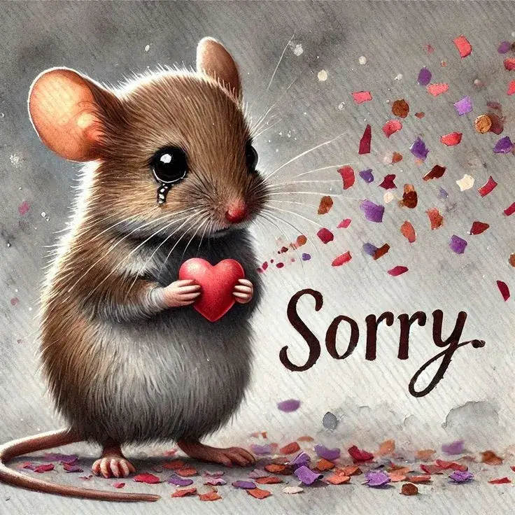 Ảnh chuột rơi nước mắt, gương mặt nhỏ nhoi đáng thương.