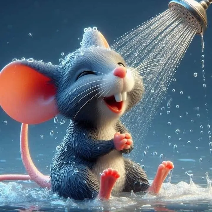 Meme chú chuột cười tít mắt đầy đáng yêu Meme chú chuột cười tít mắt đầy đáng yêu